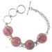 Rhodochrosite Round Bracelet