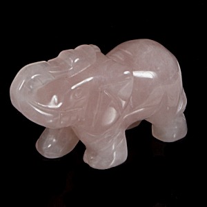 Rose Quartz Elephant