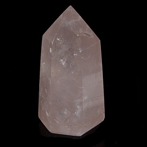 Rose Quartz Cut Base Point (V.Small)