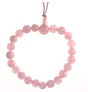 Rose Quartz Power Bead Bracelet