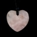 Rose Quartz Heart Thong Pendant