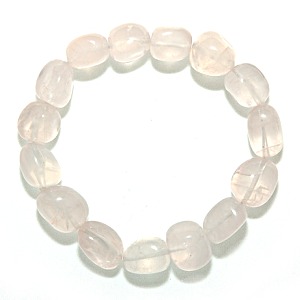 Rose Quartz Nugget Bracelet