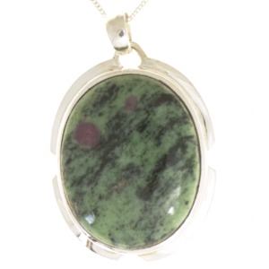 Ruby in Zoisite Pendant