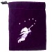 Purple Velvet Celestial Angel Bag (Large)