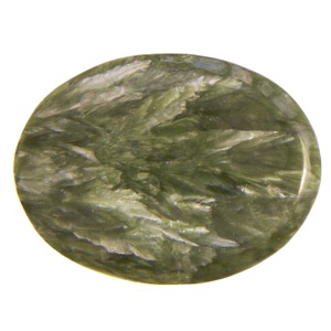 Seraphinite Thumb Stone