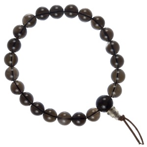 Smoky Quartz Power Bead Bracelet