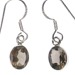 Smoky Quartz Faceted Drop Earrings