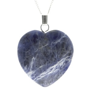 Sodalite Heart Pendant