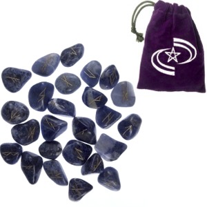 Sodalite Rune Set