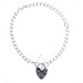 Sterling Silver Charm Bracelet with Lock