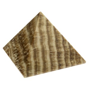 Stripey Aragonite Pyramid (Medium)