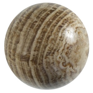 Stripey Aragonite Sphere (Medium)