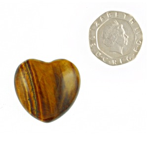 Tigers Eye Heart (Mini)