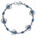Turquoise Marquis and Heart Bracelet