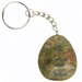Unakite Freeform Keyring