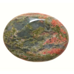 Unakite Thumb Stone