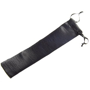 Black Satin Wand Pouch