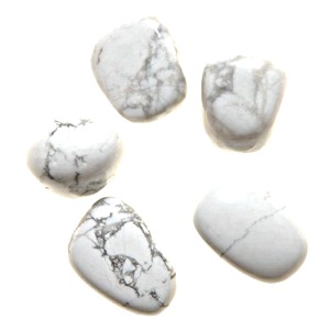 Howlite Tumble Stone (Medium)